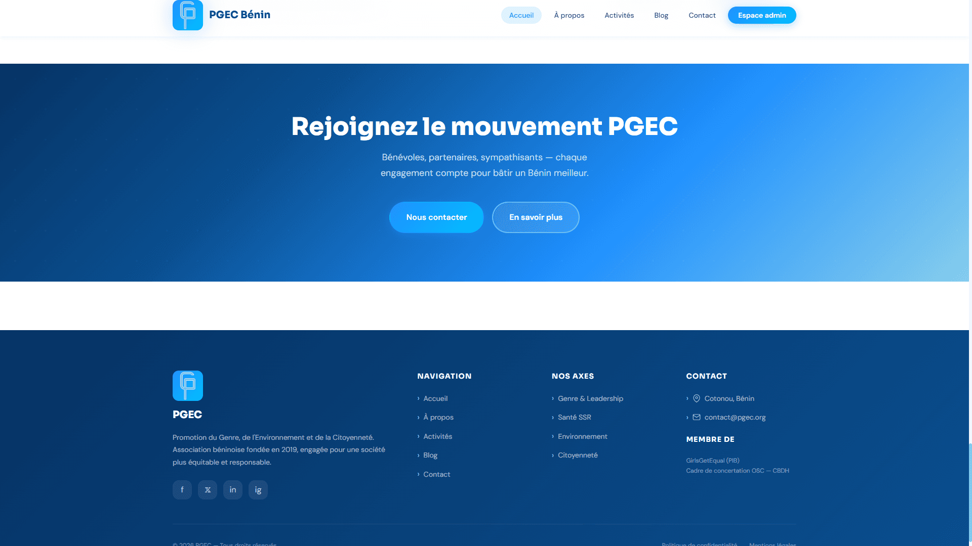 Promotion du Genre, de l'Environnement et de la Citoyenneté (PGEC) – capture 3